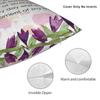 I Love You Mom Square Pillowcases Polyester Car Mother's Day  Cushion Case Funny Decor Pillowcase 45*45