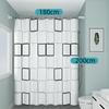 Bathroom Partition Curtain Peva Waterproof Shower Curtain With Hook Mildew Proof Durable Screens Bathroom Decoration Accessories