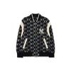 MLB New York Yankees Letter Print Color Block Jacket Unisex Jacket Black 3AJPM0131-50BKS