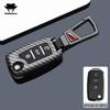 Abs Carbon Fiber Car Key Case Cover For Vw Volkswagen Polo Tiguan Passat B5 B6 B7 Golf 4 5 6 Mk6 Jetta Lavida For Skoda Octavia