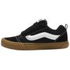 Vans Knu Skool Abrasion Resistant Lightweight Low top Skateboard Shoes Unisex Black VN0009QCB9M