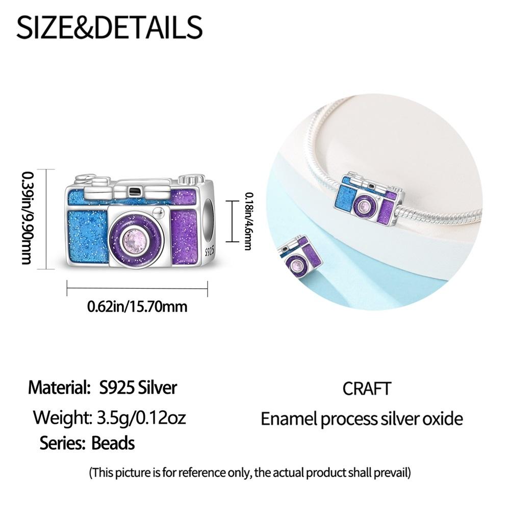 Charm Bead Charms Authentic Copper Camera Bead Charms Bit Bracelets Women Jewellery Diy Fine Gift High Quality