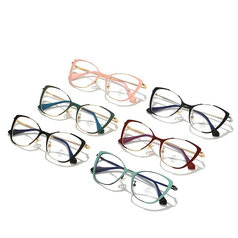Women's Optical Spectacle Eyeglasses Luxury Design Blue Light Blocking Computer Glasses Unisex Fashion Decoration Party Eyewear