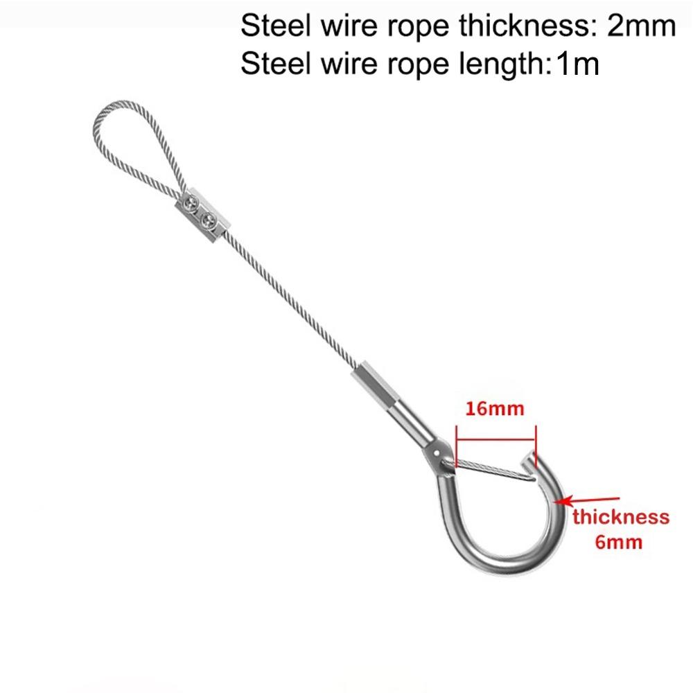 New Stainless Steel Wire Rope Adjustable With Locking Retractable Fastening Lighting Hanging Wire