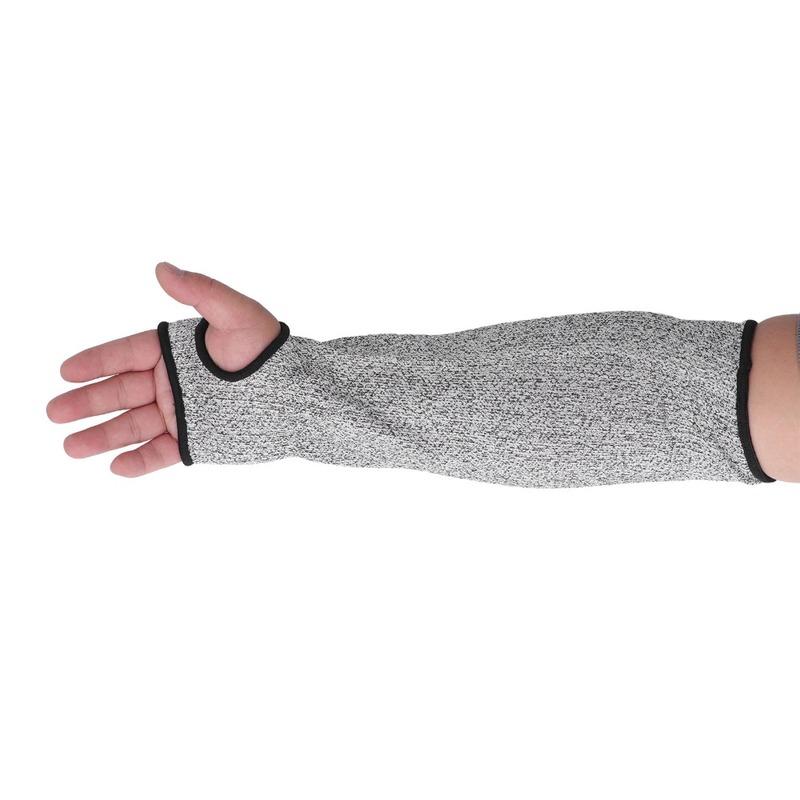HPPE Cut Protection Arm Sleeves Flexible Comfortable Safety Arm Guard Washable Heavy Duty Protective Forearm Guards