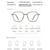 Women's and Men's Anti-radiation Glasses Anti-Blue Light Square Frame Glasses