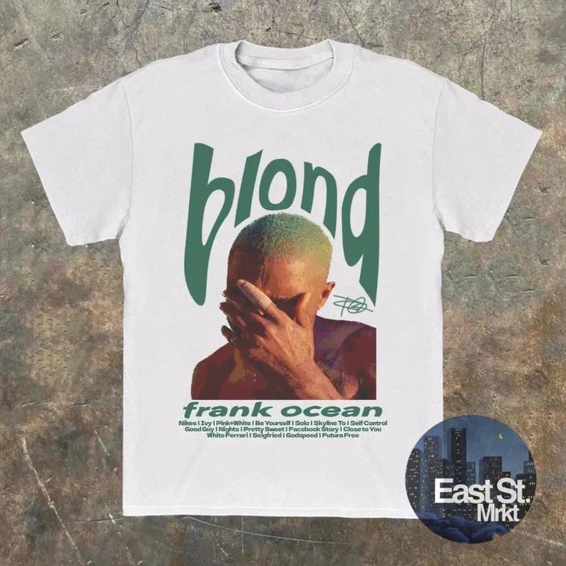 Футболка Frank Ocean Blond: Винтажная графическая музыкальная футболка | Рождественский подарок | Ностальгия XXXL