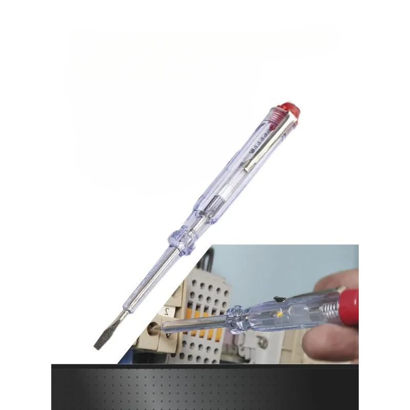 VIRA 220V LED Screwdriver Voltage Tester Non-contact Electrical Testing Pen with LED Indicator for Home Safety Inspection