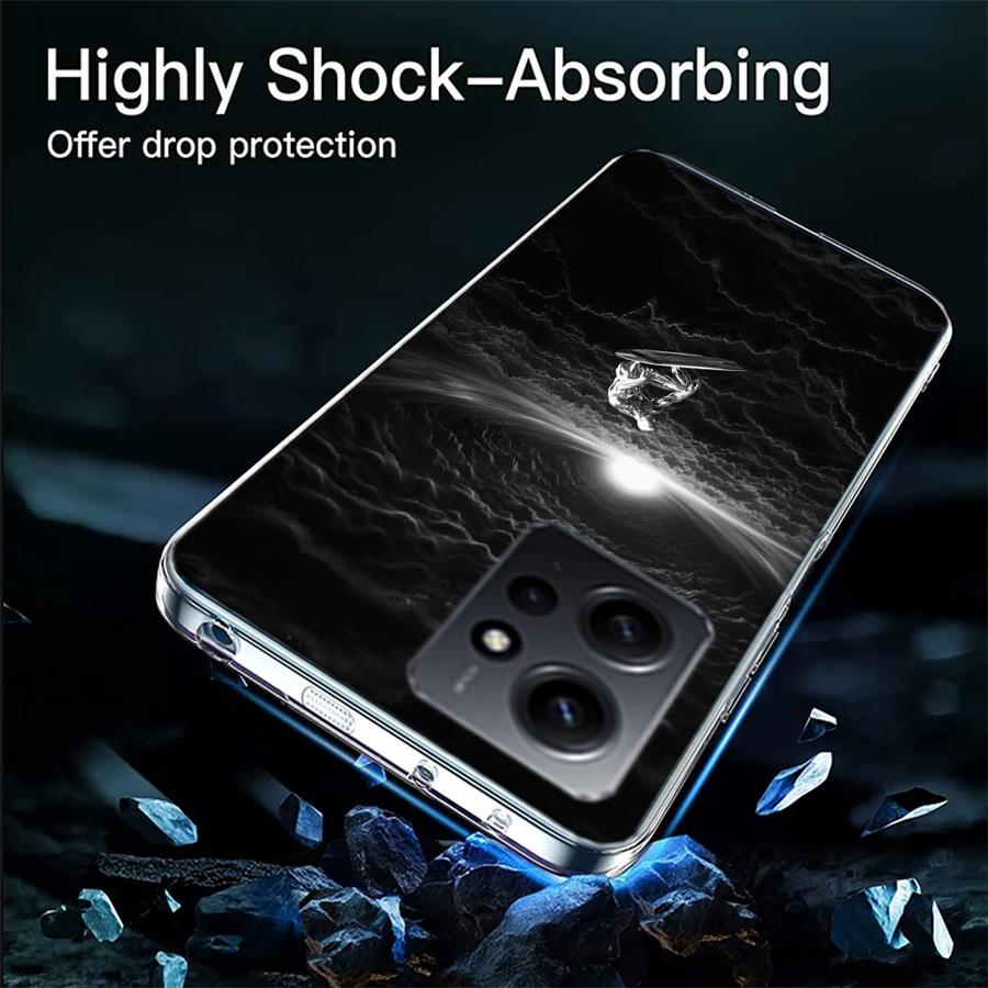 Silver Surfer Phone Case For Redmi 12 13C 12C 15C 9 10 10C Note 13 Pro Plus 14 15 Pro 9T 9C 9A TPU Soft Cover Clear Cell Cases S