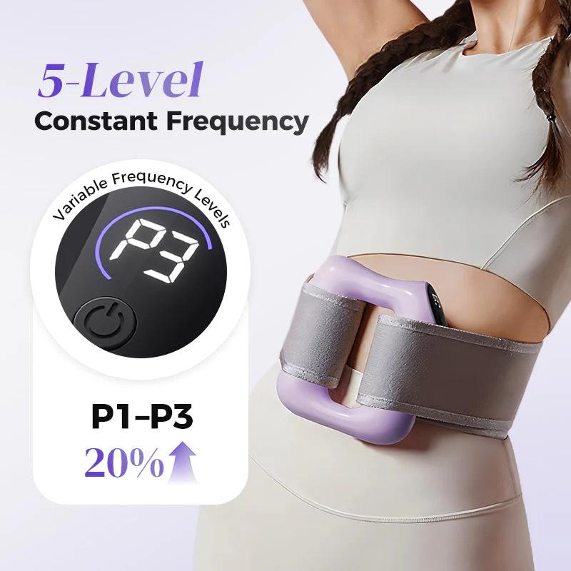 Multifunctional Full-Body Fascia Ring,Fascia Gun Massage Ring With Belt For Fat Burning&Shaping Weight Loss Body Shaping Instrum