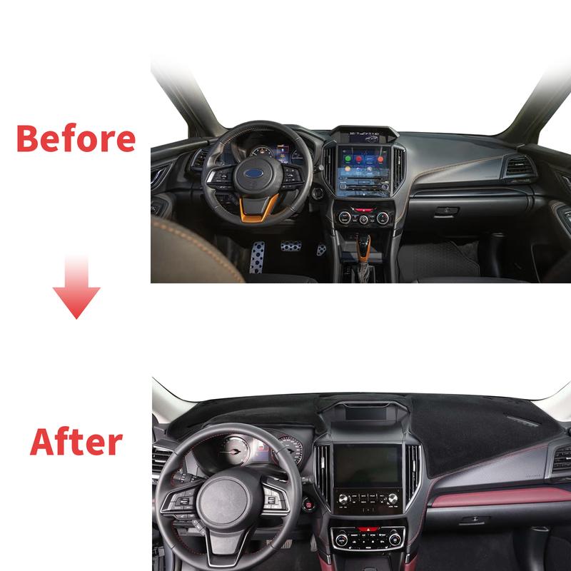 fit for Subaru Impreza 2017 2018- Car Accessories Dashmat DashMat Sunshade Dashboard Cover Pad Protective Carpet Leather
