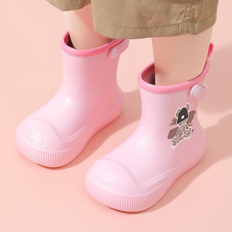 Dětské vodotěsné gumové holínky - Protiskluzové, vysoké provedení do školy