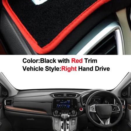 Car Dashboard Cover For Honda CRV 2017 2018 2019 Dash Mat Pad Dash Board Cover Carpet Auto Sun Shade DashMat Car Styling