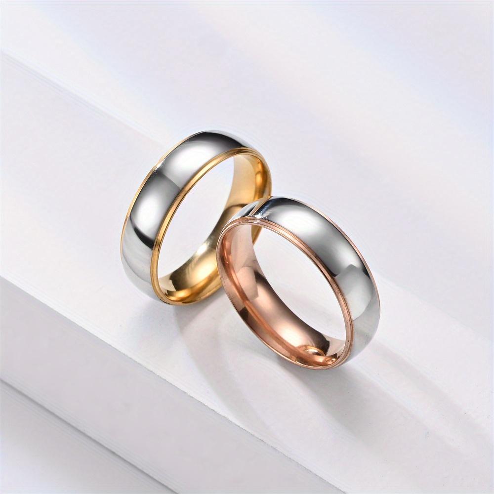 1 Pièce Bague Tendance et à la Mode Multi-usage Simple en Acier Titane, Adaptée pour le Port Quotidien | Comme Cadeau