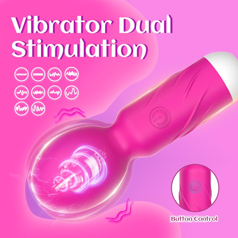 Powerful Magic Wand Vibrators for Women Nipple Clitori Stimulator Mini AV Stick Vibrator  G Spot Massager Female Adult Sex Toys
