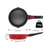 AIKENBBKK 20cm Frying Pan, Induction Compatible, Non-stick Coating & Detachable Handle, Oven & Dishwasher Safe, PFOA & PFOS Free, Red