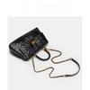 Fashion Shoulder Bag with Small Fragrant Style  Bean Mountain Camellia Embroidery  Single Shoulder Diagonal Chain Bag