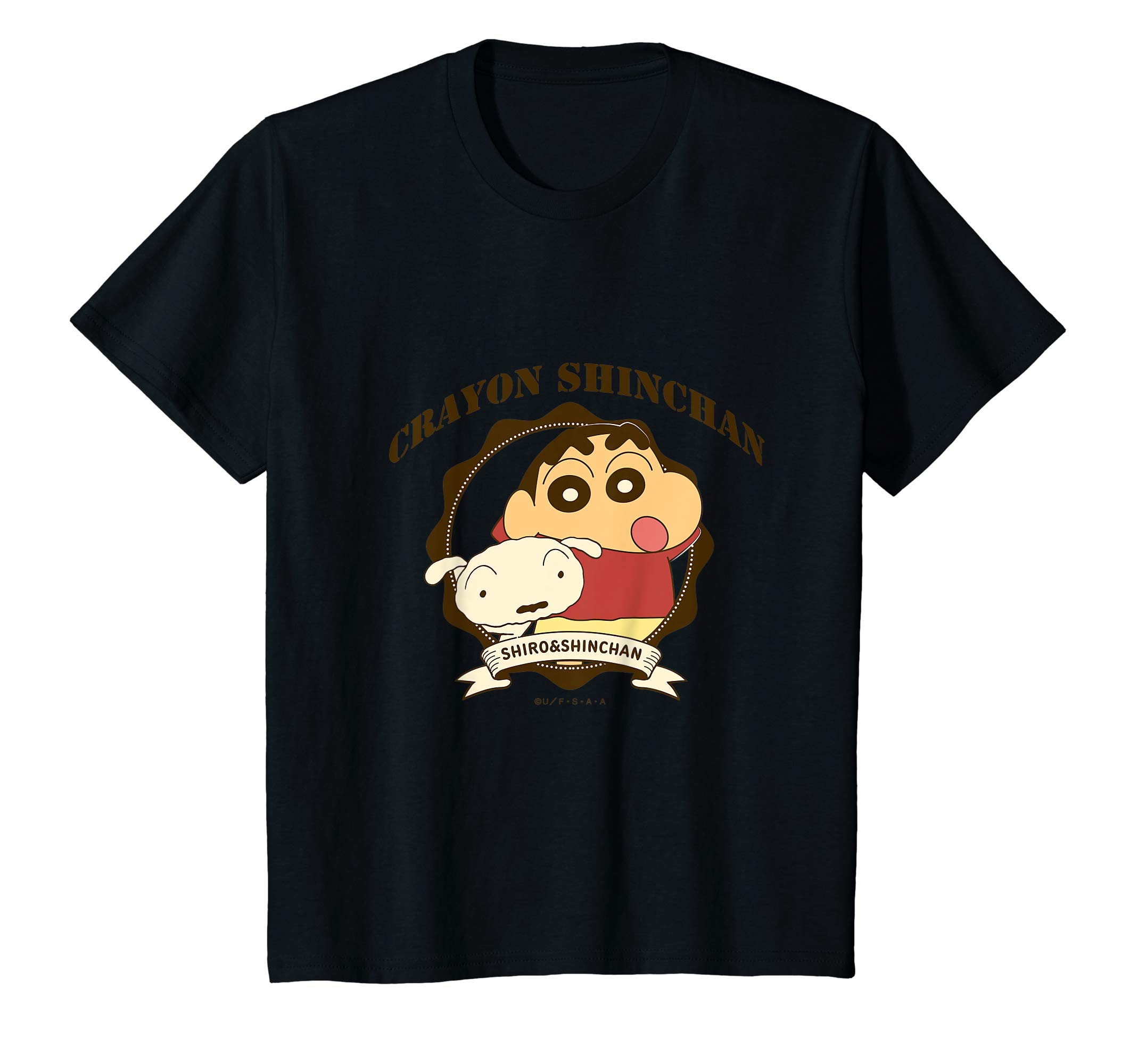 

Футболка с логотипом колледжа Crayon для детей Shin-chan чёрный