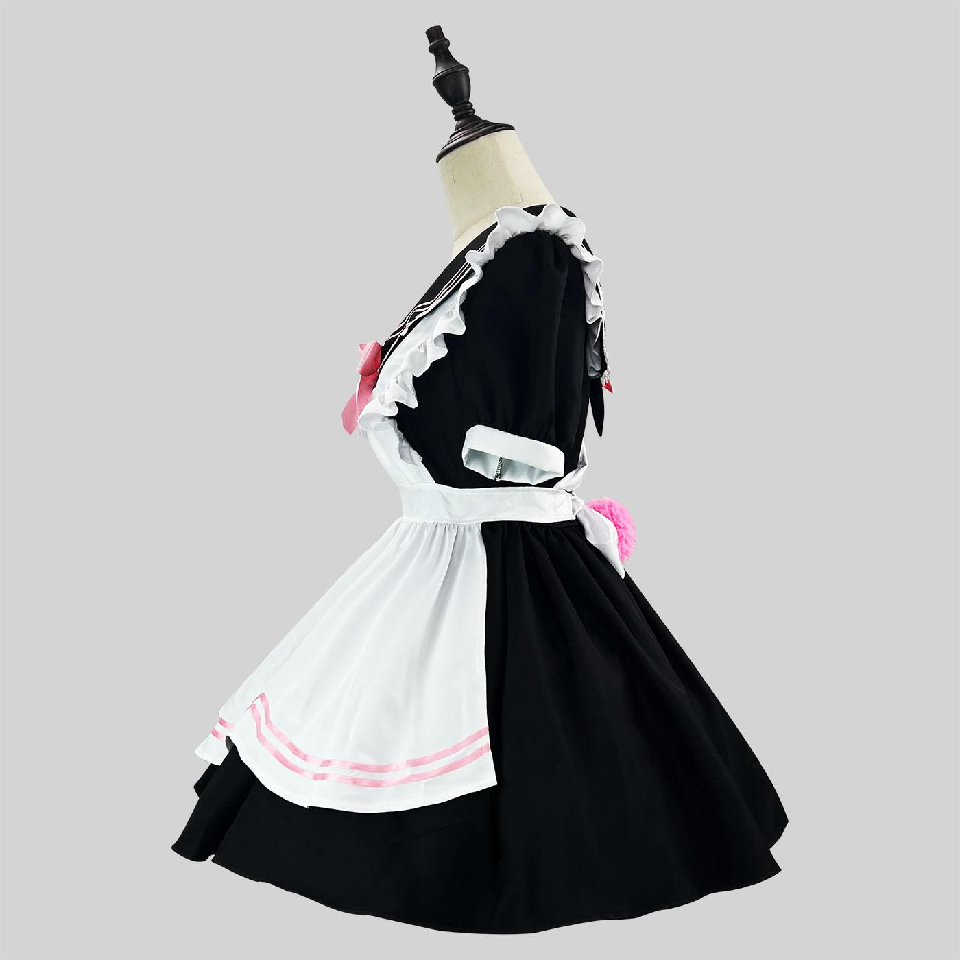 Оригинальный новый японский костюм горничной JK Crew Collar COS Cat Niang Sailor Maid 5XL — фото 2