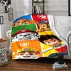 1pc Paw Paw7 Blanket, Gift, for Men and Women, Soft Blanket, Good for Sofa Bed Couch Travel, Lightweight Flannel Blanket