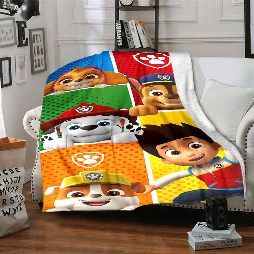 1pc Paw Paw7 Blanket, Gift, for Men and Women, Soft Blanket, Good for Sofa Bed Couch Travel, Lightweight Flannel Blanket