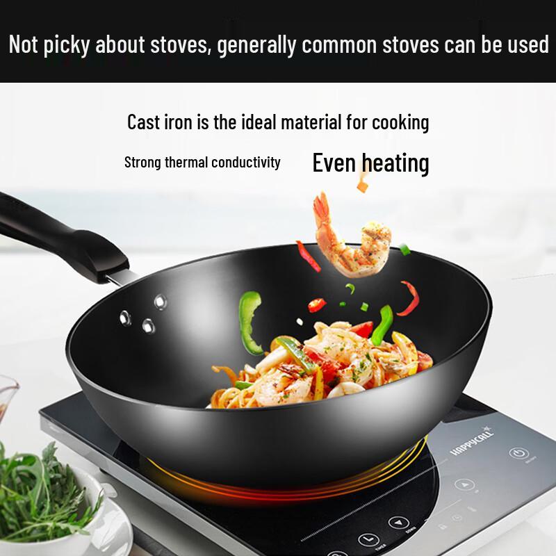 Chuidahuang Heritage 30cm Cast Iron Wok