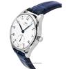 IWC Ανδρικό Ρολόι Portugieser Δερμάτινο Λουράκι Ασημί Καντράν Αυτόματο IW358304
