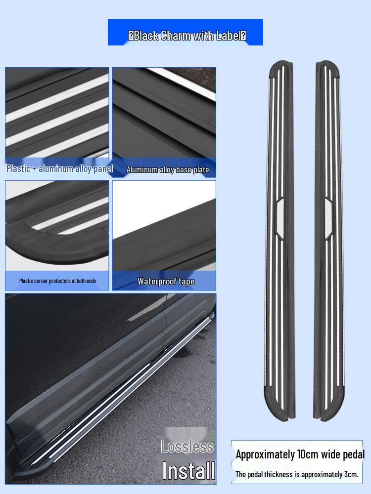 2024 Beijing BJ30 Electric Vehicle Aluminum Foot Pedals with Welcome Lights