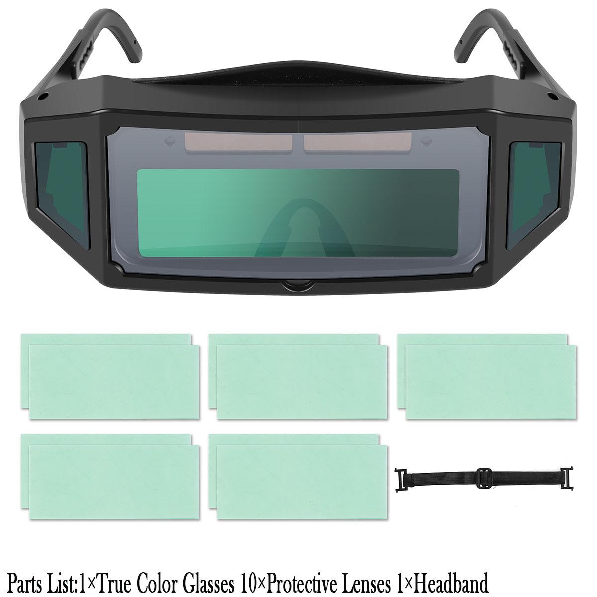 

Автоматически затемняющиеся сварочные очки с антибликовым покрытием True Color Защита глаз Солнечная автоматическая затемняющаяся сварочная маска Сварочный шлем