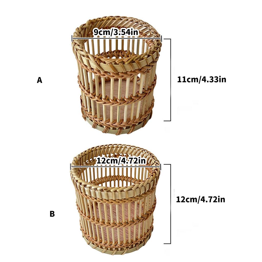 Elegant Styles Flower Pots Natural Wickers Plant Basket Fashion Accessories for Home Decoration Daily Casual Use