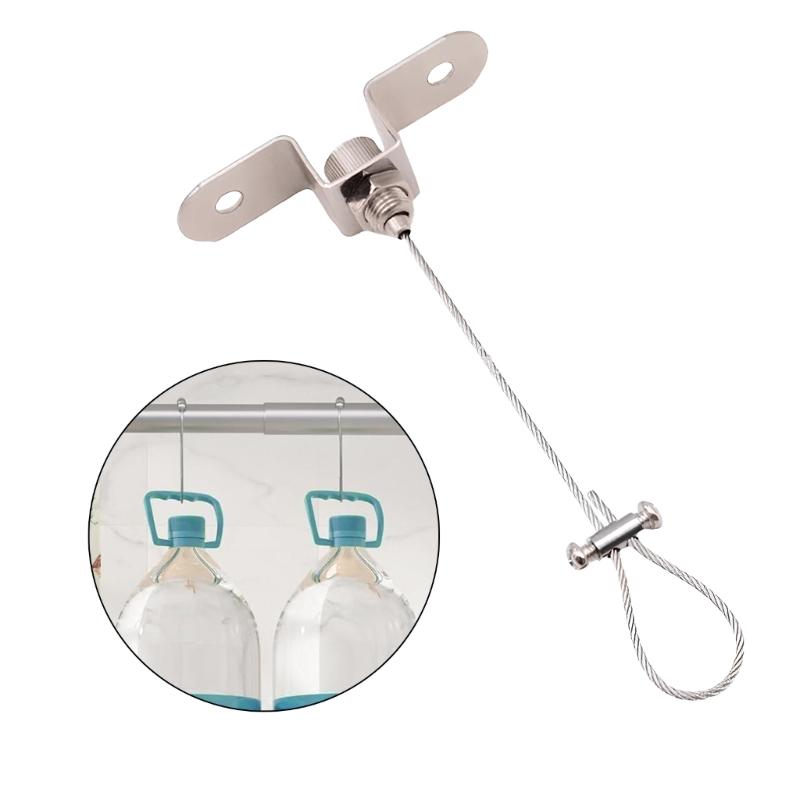 4Pcs Adjustable Shower Rod Ceiling Mount Support Prevents Dropping with Rustproof Stainless Steel Designs