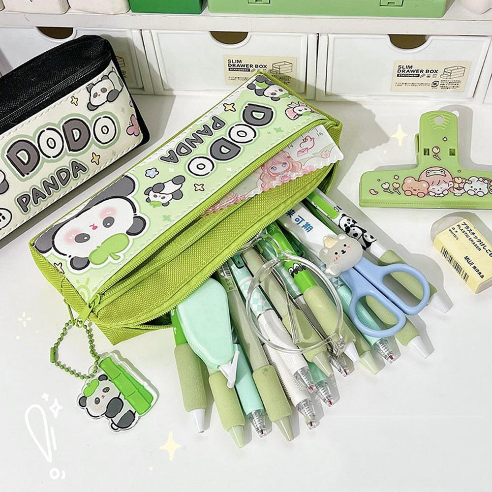 

Pouch Cartoon Pencil Case Panda Stationery Storage Bag Pen Case Panda Pencil Bag Office Supplies