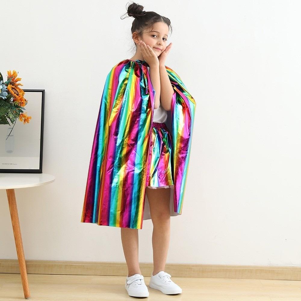 Multipurpose Halloween Kids Cape Coat Witches Robes Punk Grim Reaper Cloak Children