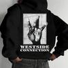 Autumn Men New Hoodie WWestside Connection Graphic Fleece Pullover Casual Sporty Loose Sweatshirt Unisex Casual Sweatshirt Tops