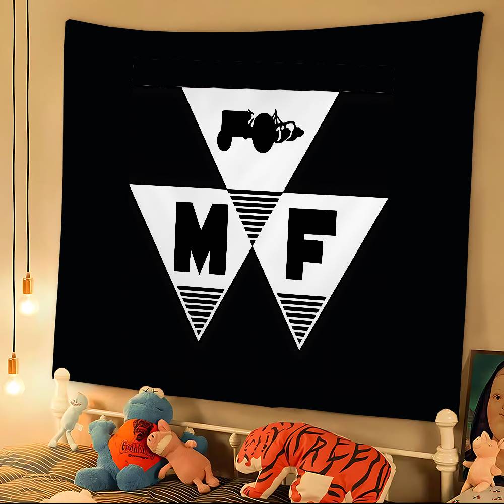 M-Massey F-Ferguson Colorful Tapestry Wall Hanging Hanging Tarot Hippie Wall Rugs Dorm Wall Art Decor