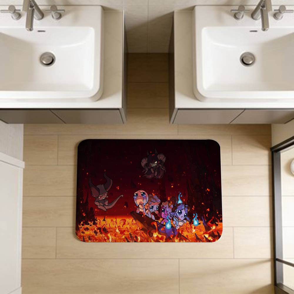 Game The Binding Of Isaac Floor Mat Rectangle Anti-slip Home Soft Badmat Front Door Indoor Outdoor Mat Welcome Doormat