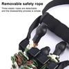 Adjustable Resistance Band with Detachable 3-Tube Chest Expander Shoulder Stretcher Strength Training Fitness Full Body Stretching Band with Handle