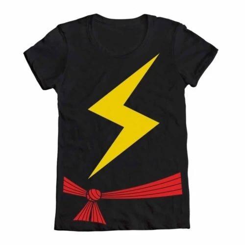 Ms Miss Marvel I Am Costume Avengers Marvel Comics Junior Children s T-shirt 150