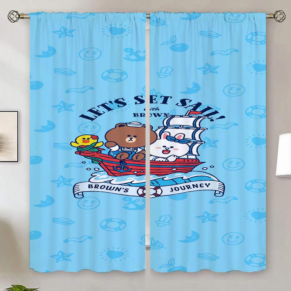 

L-LINE Bedroom Blackout Curtains for Window Tentacles Ready Curtains Cheap Things With Free Shipping for Home Lace Curtain Blind W50xH70cmx2pcs-CL