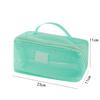 Simple Cosmetics Storage Bag For Women Large-Capacity Waterproof Travel Portable Toiletries Storage Package Mesh Zipper Bag