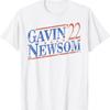 Gavin Newsom 2022 For Governor Of California T Shirt