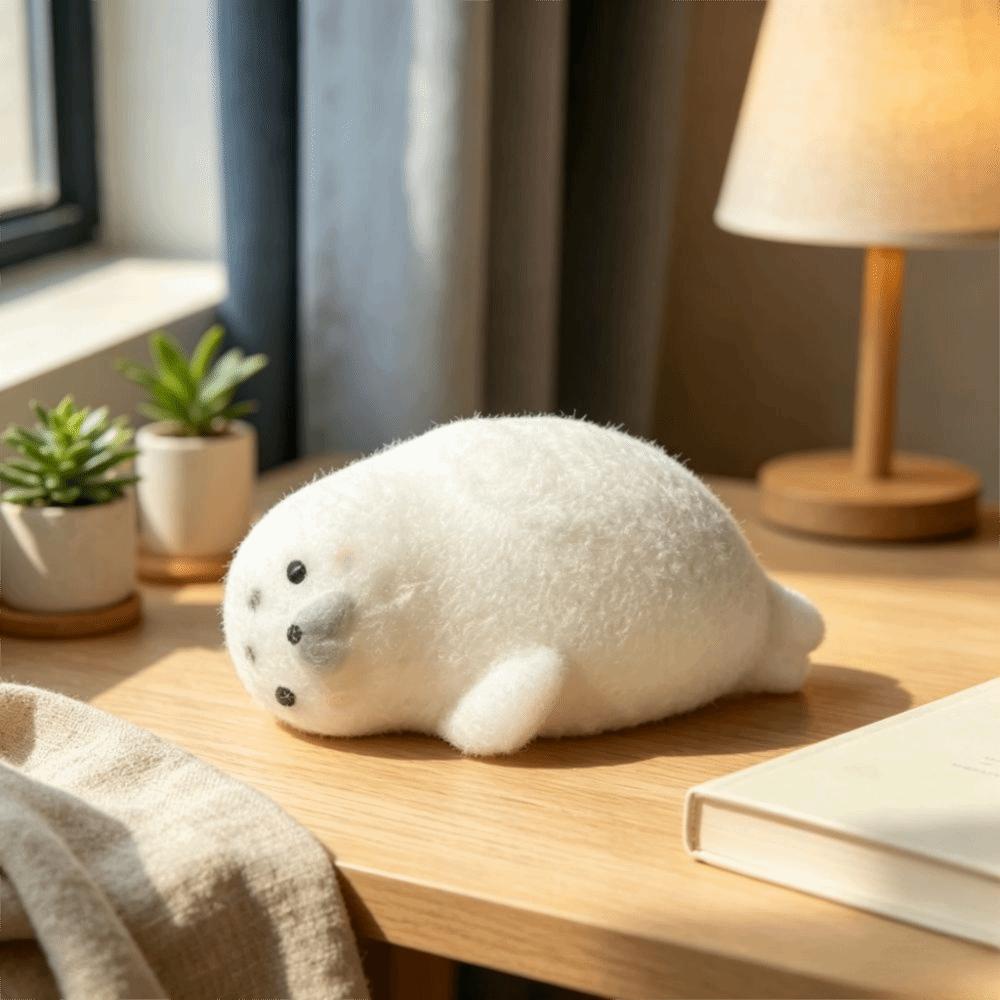 Realistic Seal Simulation Seal Squishy Toys Slow Rebound Simulation Seal Pinch Toy Office Toy