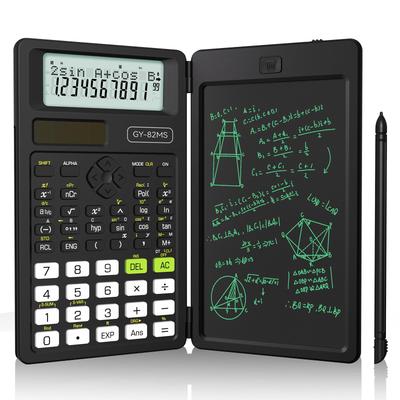 NEWYES Scientific Calculator, 240 Functions, Electronic Memo Pad with Calculator, Statistical Calculations, Natural Math Display, 2-in-1, 2-Digit Disp