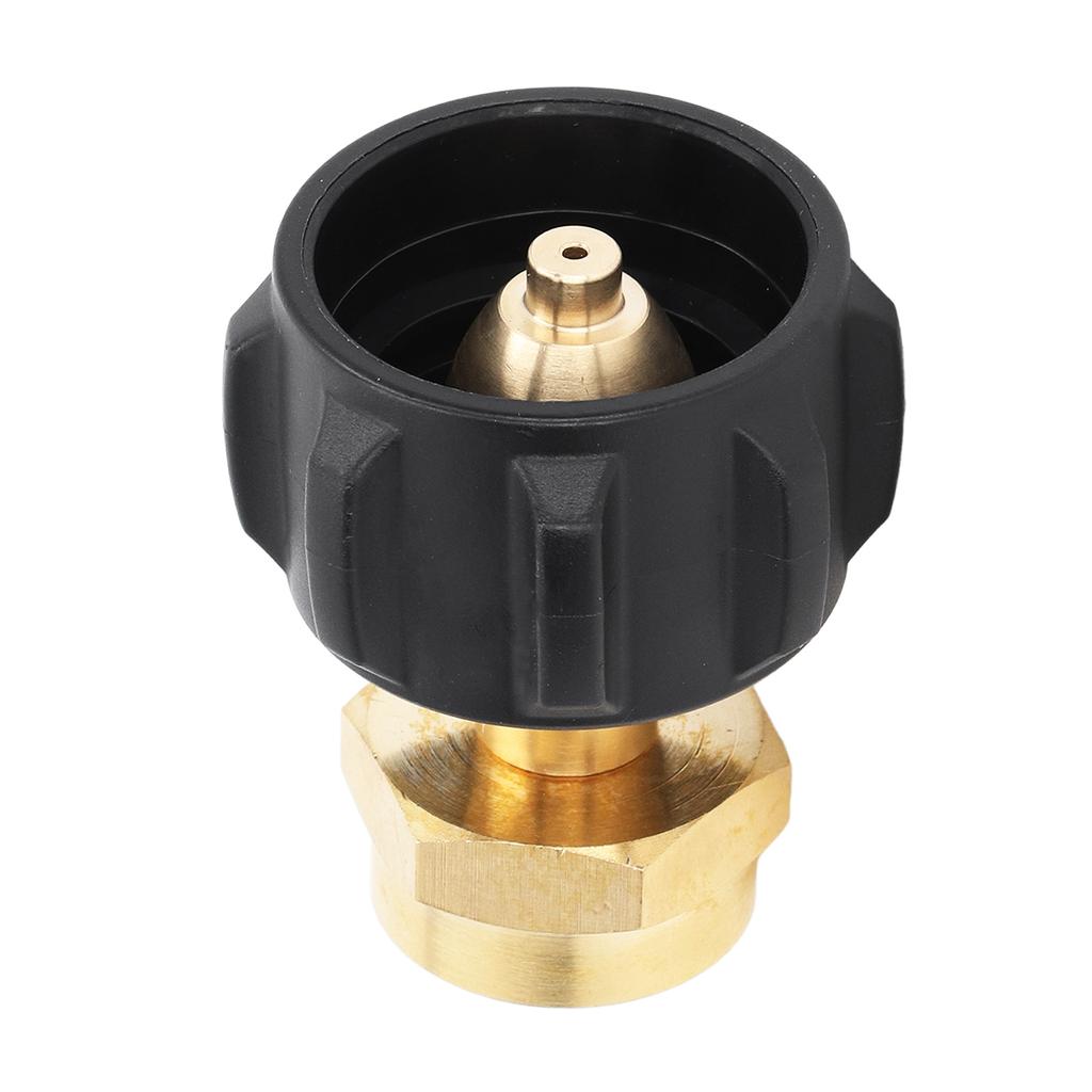 Adaptor de reumplere QCC1 Supapă de reglare Cuplaj de rezervor din alamă pentru butelia de gaz propan de 1 lb
