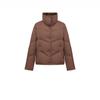 2025 Winter Light & Warm White Duck Down High Collar Women's Short Jacket
