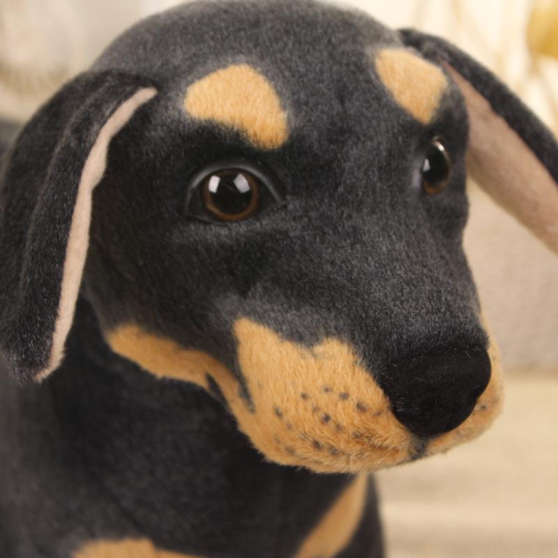 Black Power Dog Plush Toy - Creative Home Decoration & Children's Gift