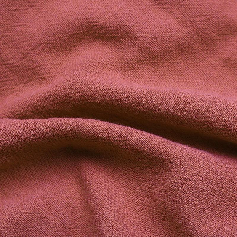 Summer Women's Cotton Linen Solid Color Strap Cardigan Halter Neck A Line Chic Dress