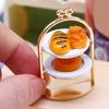 1:12 Dollhouse Miniature Metal Dessert Stand W/Plates Kitchen Home Model Decor Toy Doll House Accessories