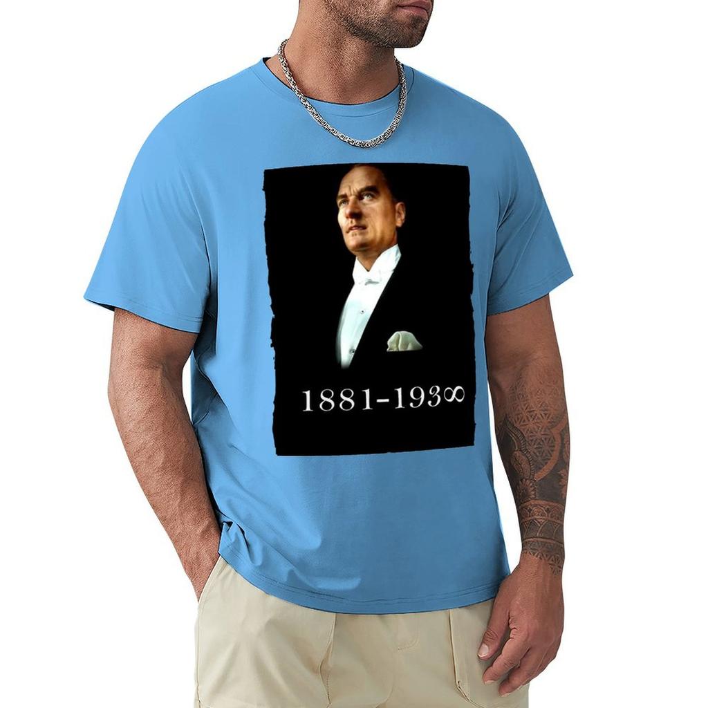 Ataturk Forever T-Shirt Korean Fashion Quick Drying Short Sleeve Tee Vintage T Shirt Men