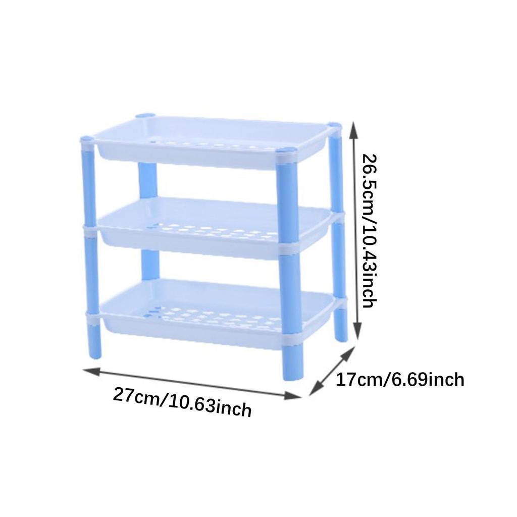 Countertop Storage Rack Tabletop Display Shelf Large Capacity Seasoning Rack Desk Bookshelf Home Organizer for Living Room